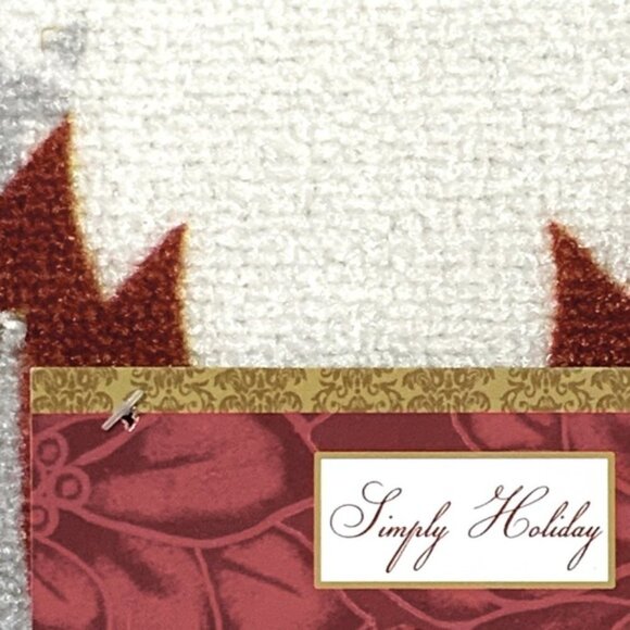 Gnome Snowflake Rug Simply Holiday Christmas Winter Unique Decor Accent Red Gray - Picture 13 of 16